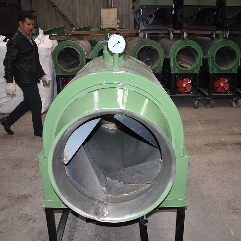 自动控温炒茶机 滚筒炒青机 燃柴燃煤式茶叶药材杀青机 厂家