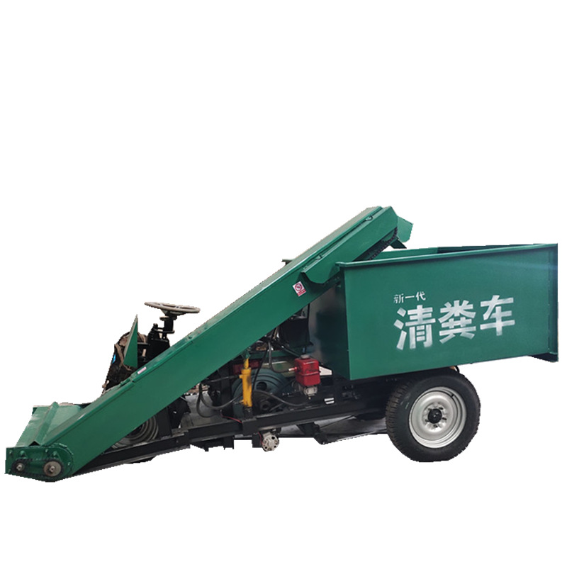 养殖场清粪车猪圈用吸粪车三轮牛场粪便清理车小型牛圈粪便铲粪车