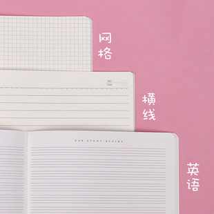 新款16k软面抄小清新学生文具课堂b5笔记本可爱创意车线本子批发