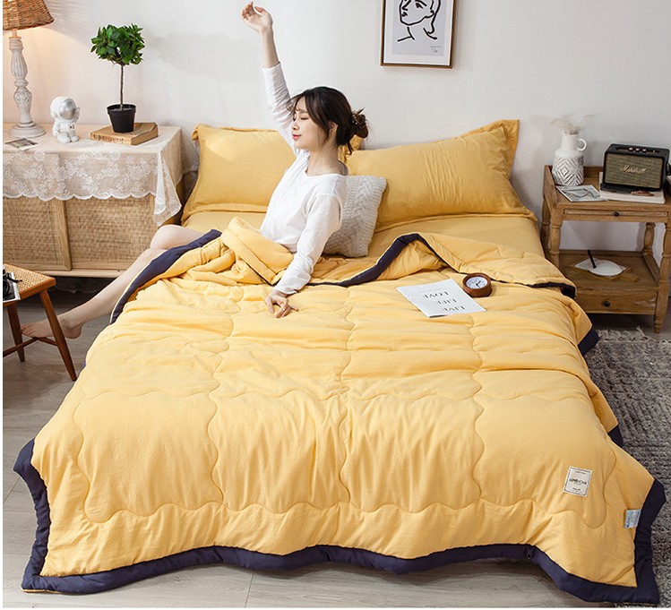水洗棉夏被夏天空调被夏凉被双人春秋被芯学生宿舍单人礼品被子