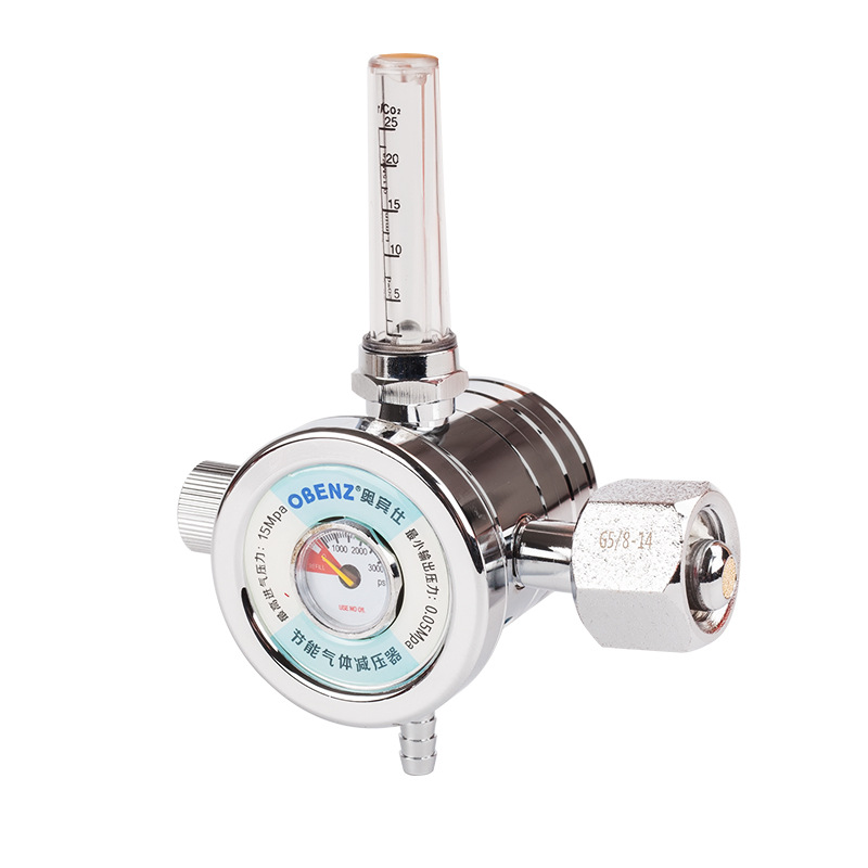 奥宾仕氩气表压力表减压阀氩弧焊机焊枪气压表量管省气表obcv16t