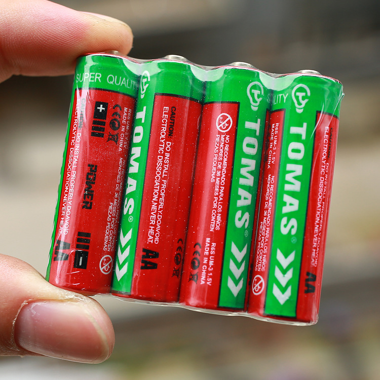 华太碱性锌锰碳性aaa普通干电池 5号 五号 玩具用电池