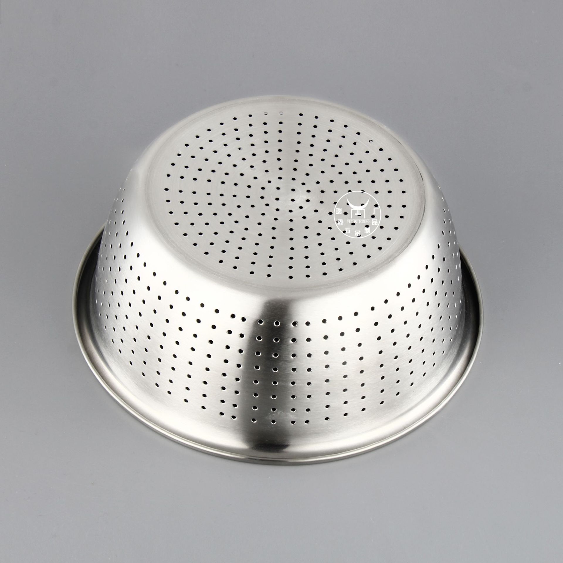 特价批发欧式不锈钢米筛 304特厚漏盆沥水盆淘米筛和面盆果蔬盆