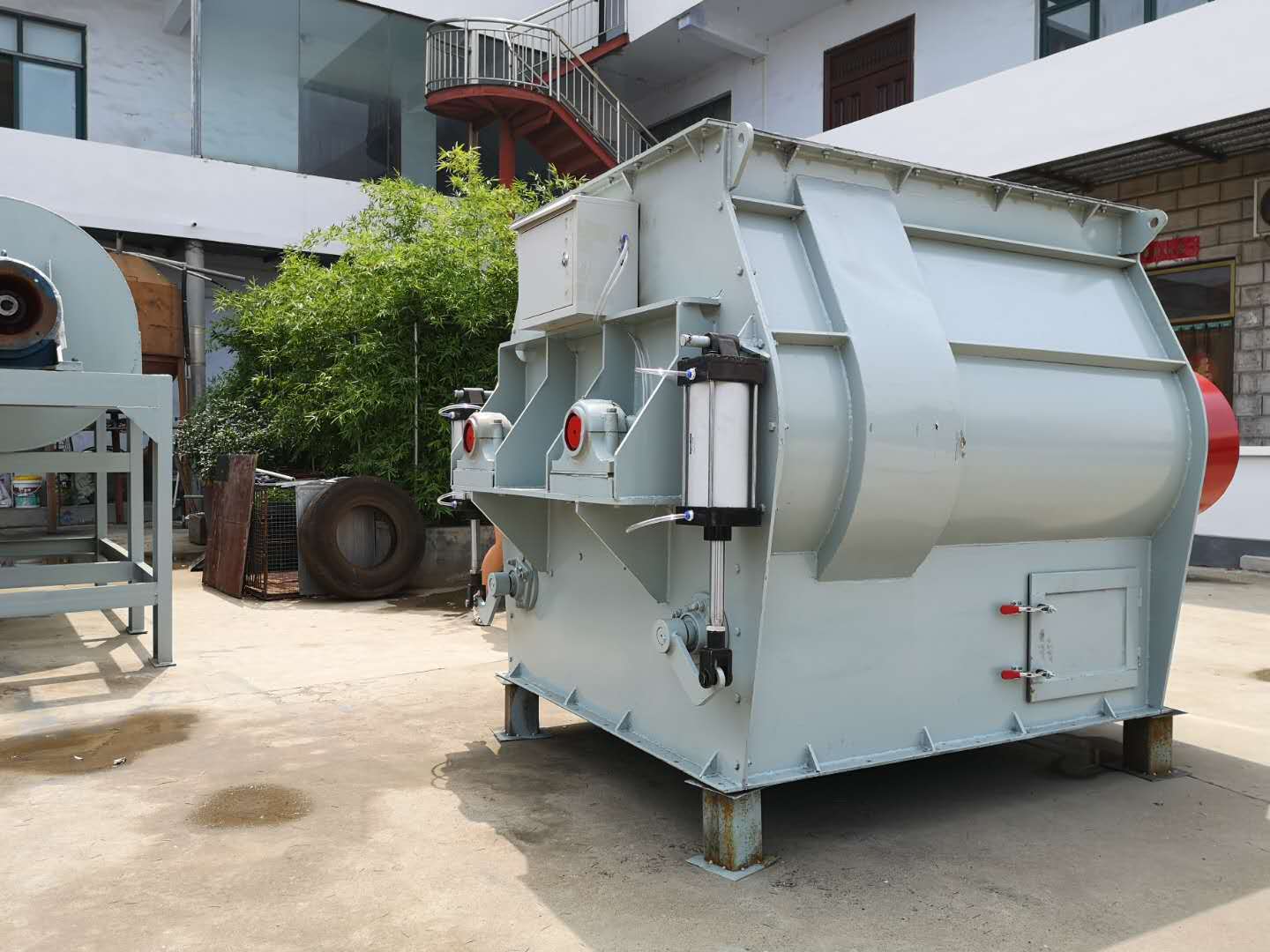 特种石膏砂浆生产线设备强科机械厂家定制加工4m?砂浆搅拌机