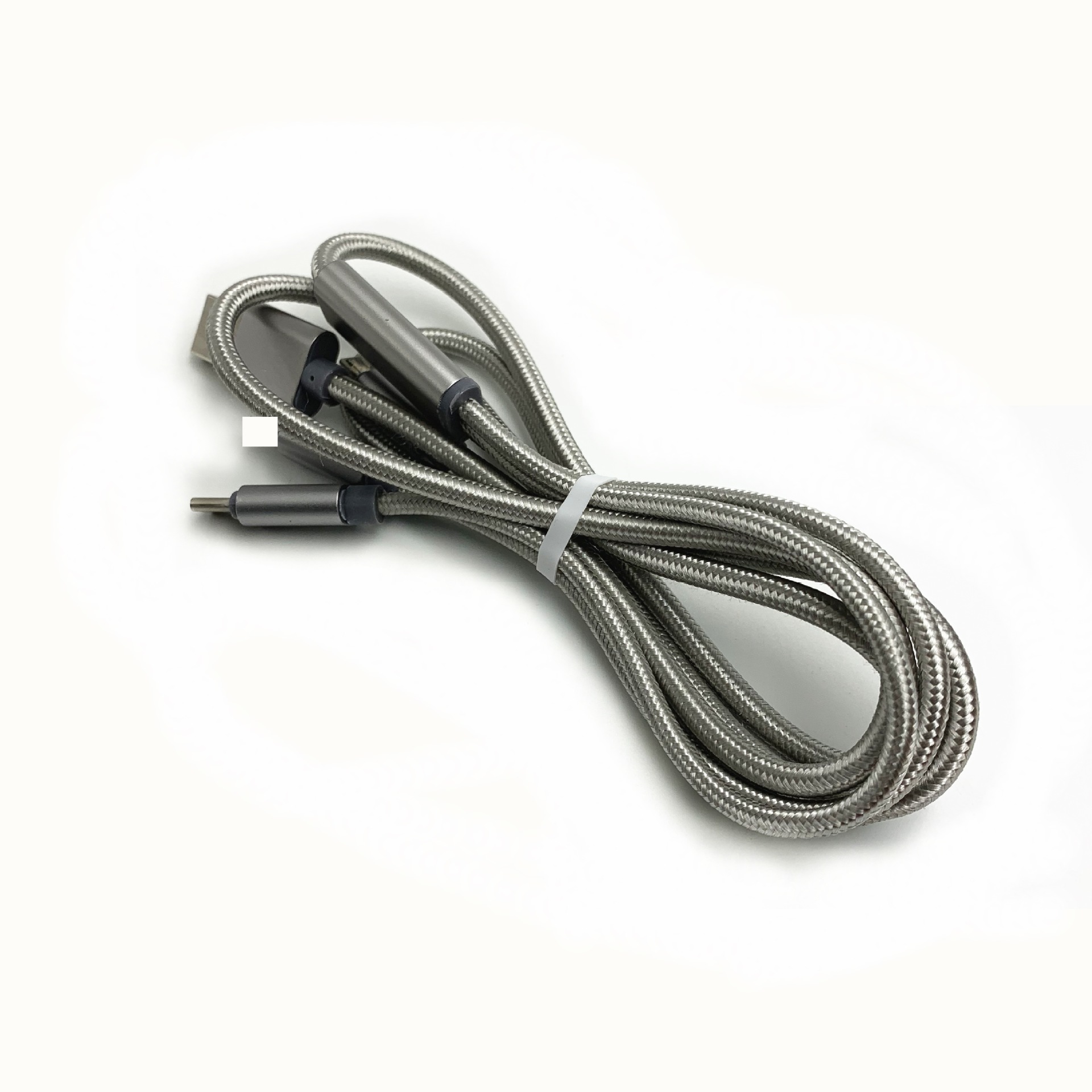 一拖三数据线定制logo适用苹果安卓type-c编织充电线三合一数据线