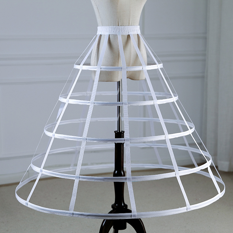 黑色镂空五钢鸟笼裙撑cosplay暴力洛丽塔衬裙可调节婚纱礼服裙撑