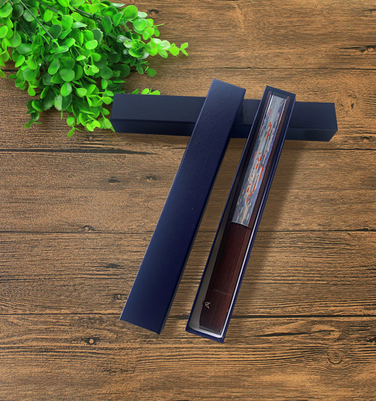 现货批发8寸扇盒 精品8寸折扇盒 高档礼品包装盒 国风扇盒批发