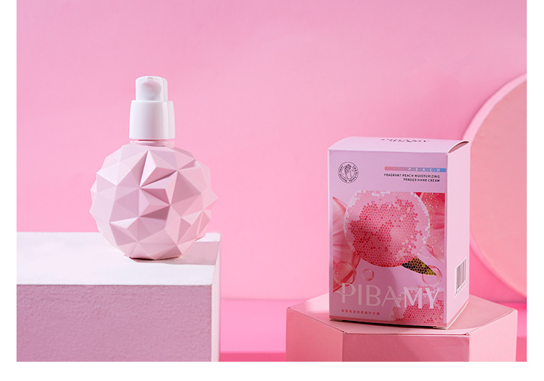 比芭美香蜜桃润养柔嫩护手霜滋养补水香氛手霜秋冬防干裂厂家批发