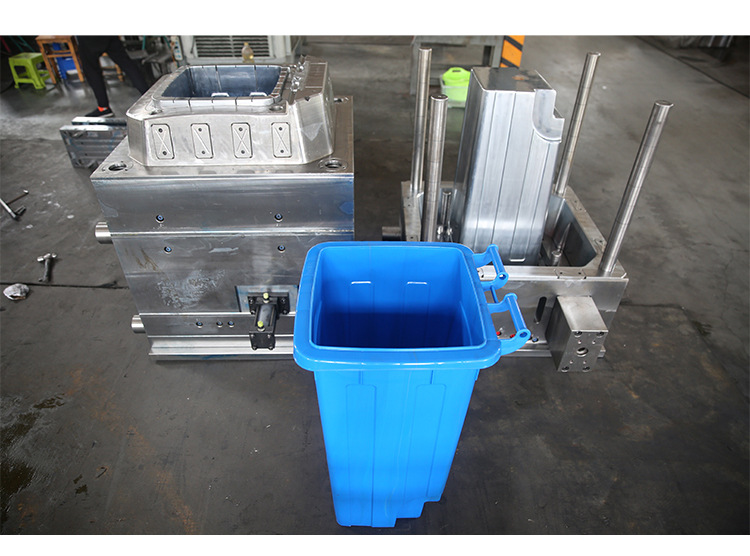 轩汉模具塑料120l240l大型垃圾桶注塑模具防水防臭模具可定制尺寸