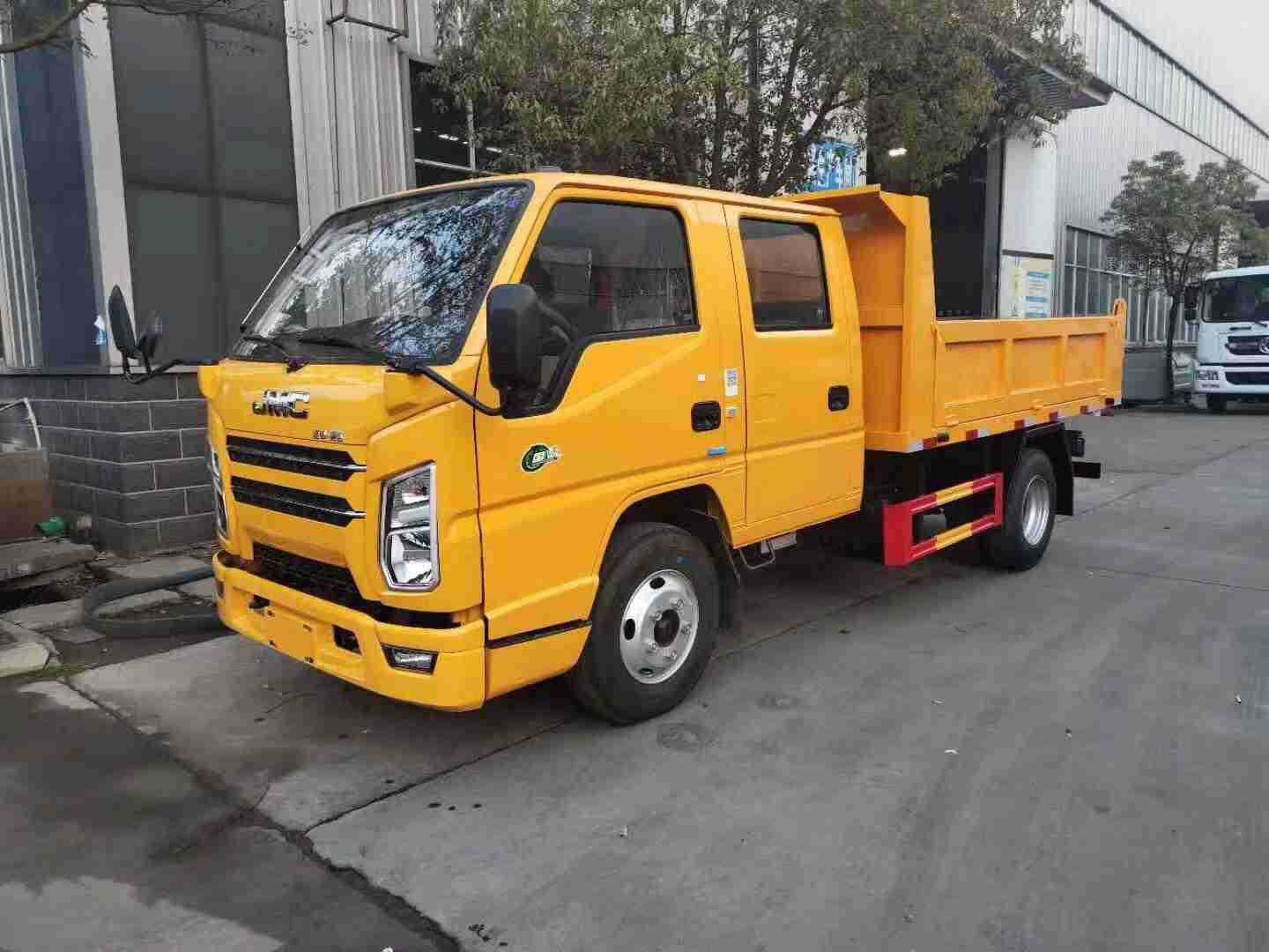 国六蓝牌江铃双排公路养护车厂家供行双排自卸车市区可行c证驾驶