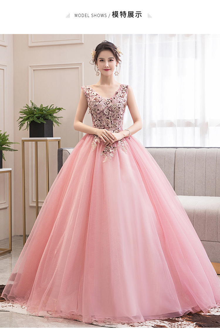 美声独唱演出服女彩纱2020新款声乐艺考服装学生蓬蓬裙长款晚礼服