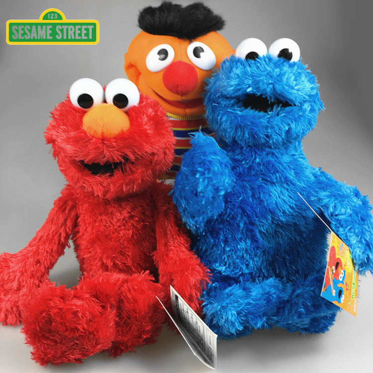 芝麻街 艾摩 elmo 饼干怪 可爱女生毛绒公仔玩具玩偶娃娃