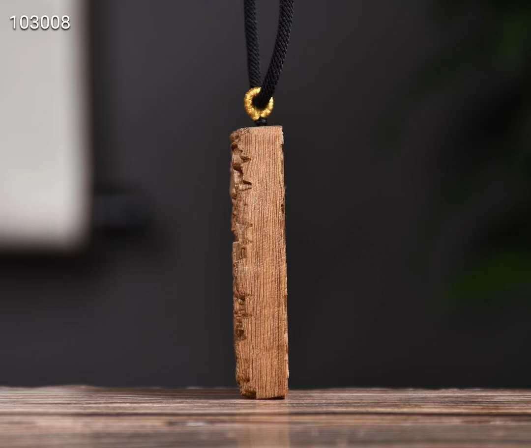 加里曼丹沉香木雕刻龙腾四海木牌挂件 半手工雕刻木质工艺品挂饰-阿里