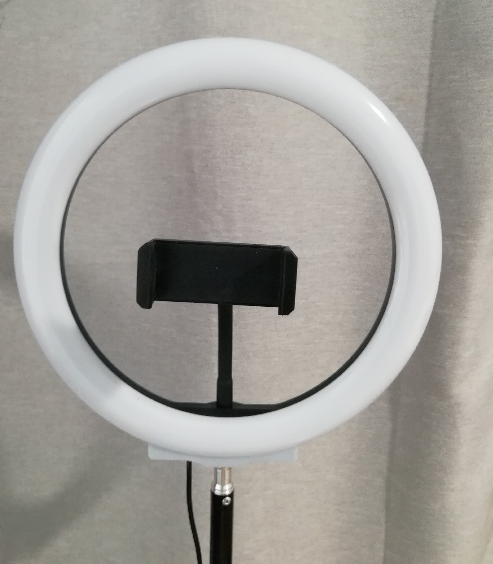 直播打光灯网红主播美颜灯手机支架补光灯30cm160led环形补光灯