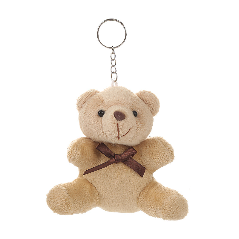 Bole Bow Tie Teddy Bear Plush Toy Bear Doll Small Pendant Cross-Border Amazon Gift Factory Price Wholesale