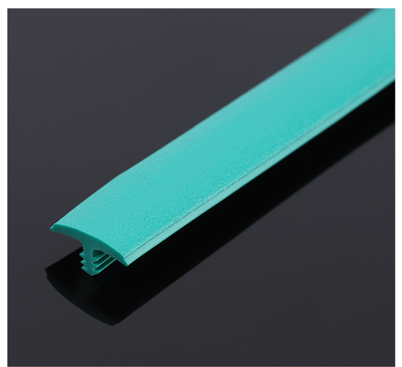定制pvc塑料t型密封胶边条 密封胶条 工作台板封边胶条 加工批发