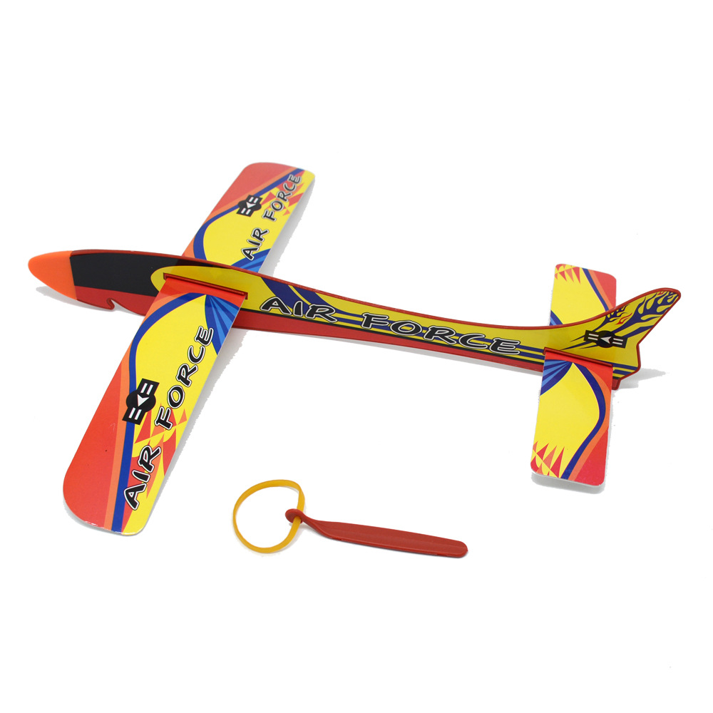 赠品小礼品儿童玩具飞机男孩玩具带弹弓弹射纸飞机