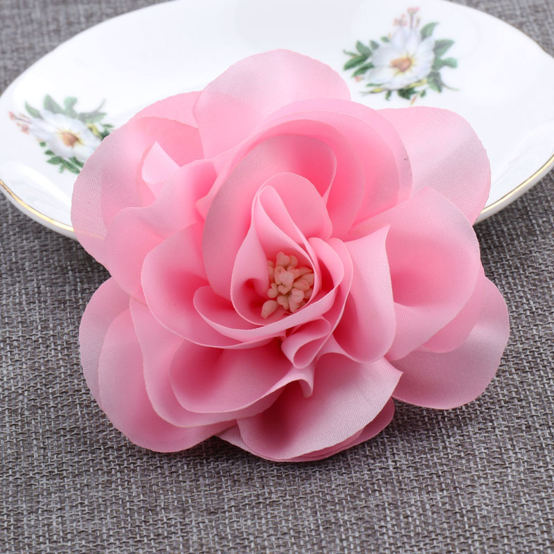 批发激光花手工diy仿真饰品配件辅料花蕊布艺花朵厂家现货定制