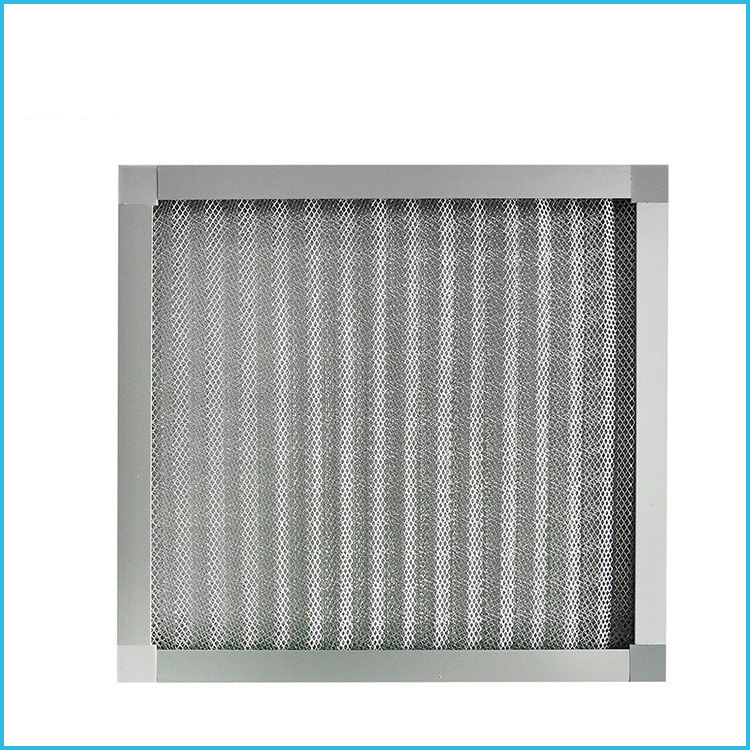 波浪网初效空气过滤器 波纹铝网隔尘除油烟金属过滤网