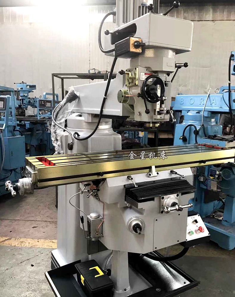 厂家直销3h/4h炮塔铣床3号4号立式炮塔铣床 台湾炮塔铣头加数显