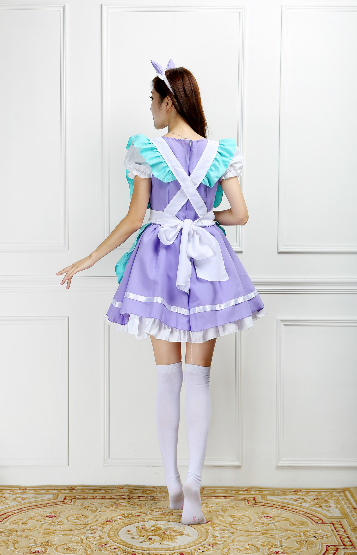 粉色公主裙cosplay lolita洋装可爱连衣裙拇指姑娘南小鸟女仆装