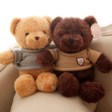 小熊公仔布娃娃毛衣泰迪熊公仔毛绒玩具抱枕熊抱抱熊女生生日礼物