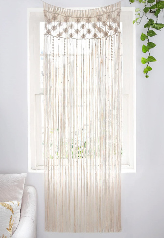 窗帘壁挂帘波西米亚婚礼背景装饰 公寓宿舍房间客厅厨房浴室门帘