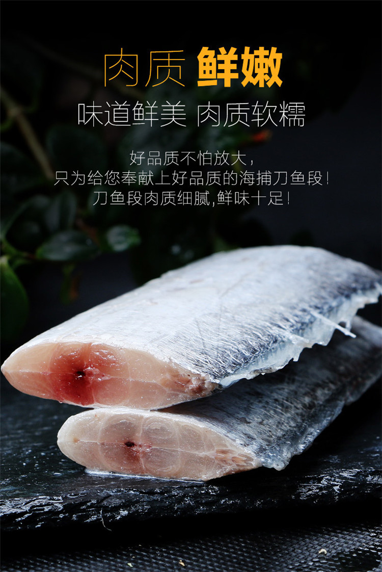带鱼中断带鱼段新带鱼国产海鲜带鱼中段5斤东海舟山带鱼顺丰代发