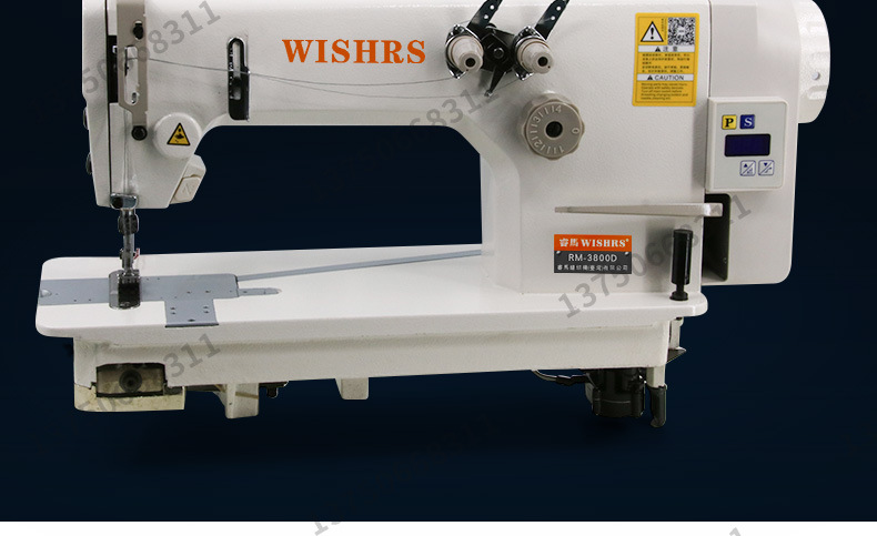 直驱一体机3800双针链式链条车锁链底平缝机工业缝纫机批发