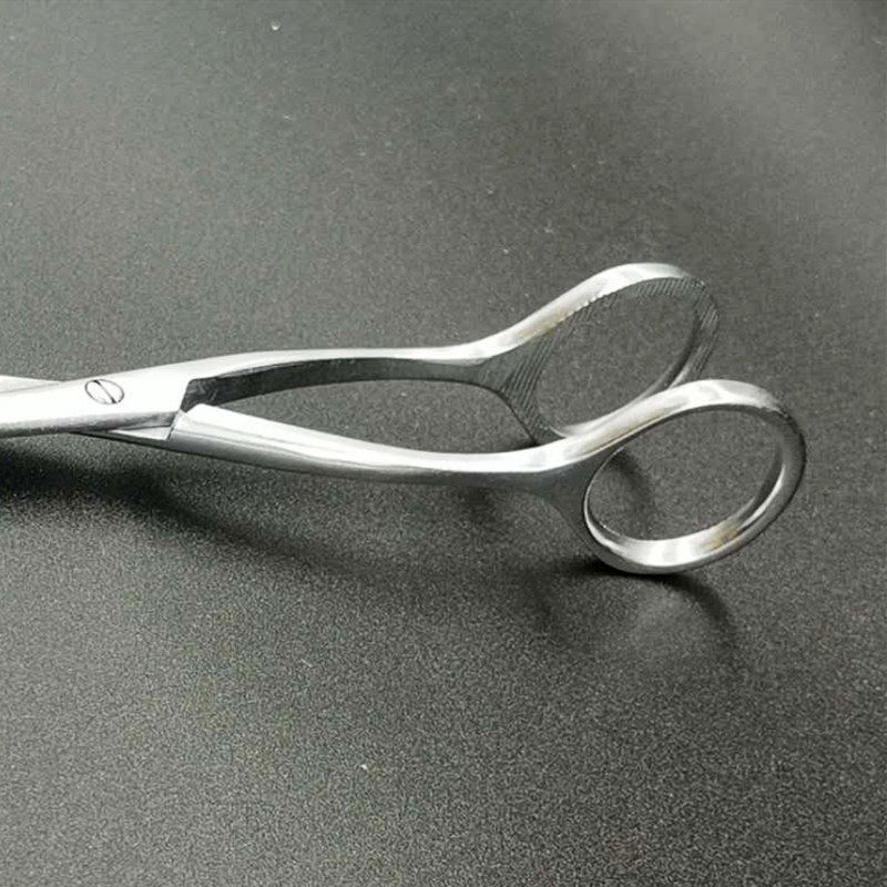 不锈钢医用舌钳拉舌钳口腔科检舌钳牙科钳子17cm口腔科器械医院用