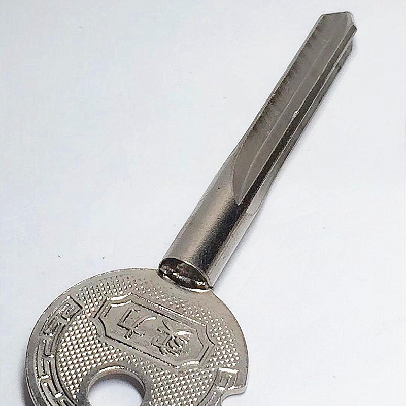 电白圆柄铁质直条老款加长错位实力十字宽7mm长38.5mm钥匙胚子