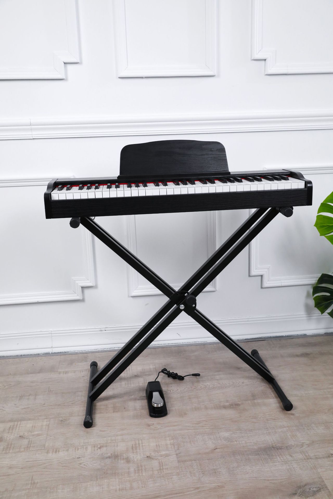 数码钢琴架u型琴架 x型琴架 适合便携式电钢 电子钢琴架 乐器配件