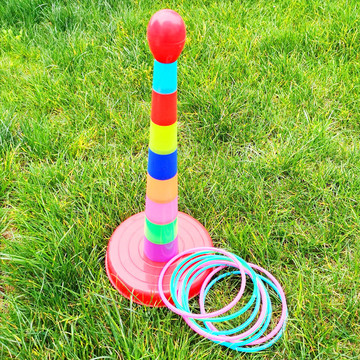 新款幼儿园宝宝套圈圈小玩具抛套环圈儿童益智亲子游戏投掷套圈