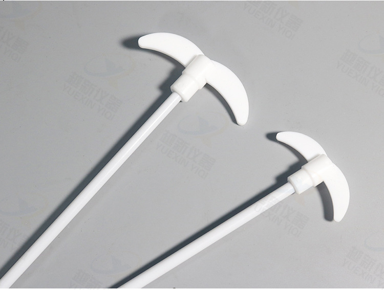 四氟搅拌棒塑料搅拌桨f4聚四氟乙烯搅拌头ptfe特氟龙实验室搅拌棒