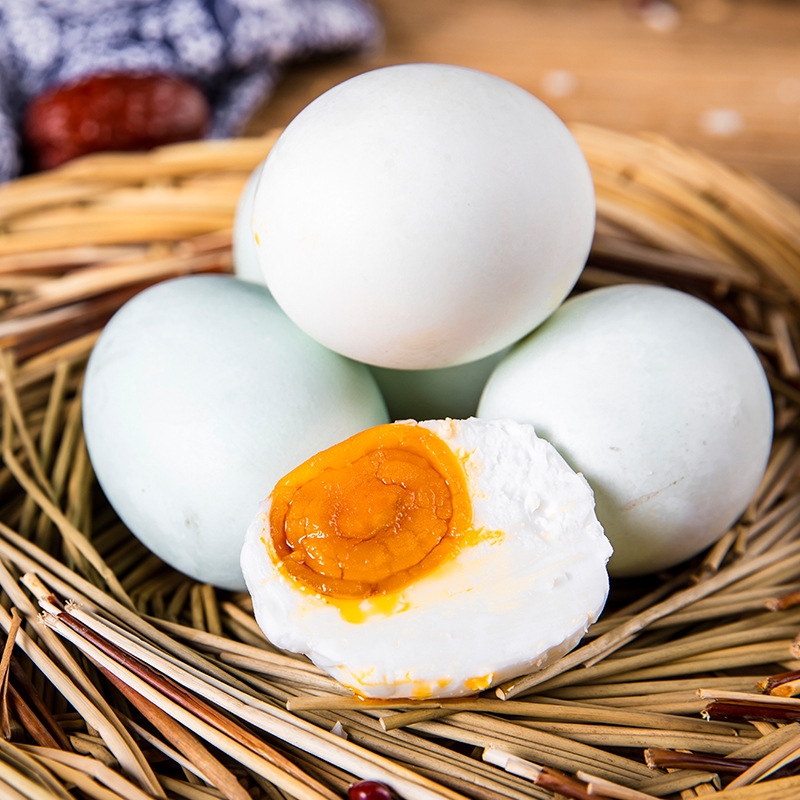 绿佳咸鸭蛋流油30枚装熟家庭装新鲜农家特产红心咸蛋量大优惠