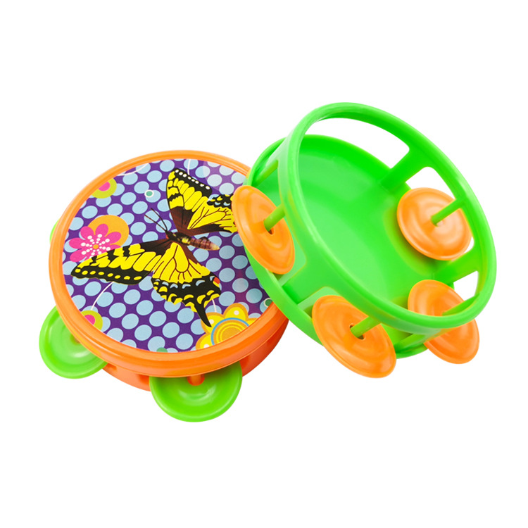 厂家批发儿童怀旧休闲派对赠品玩具双碰手摇球 塑料碰碰球玩具