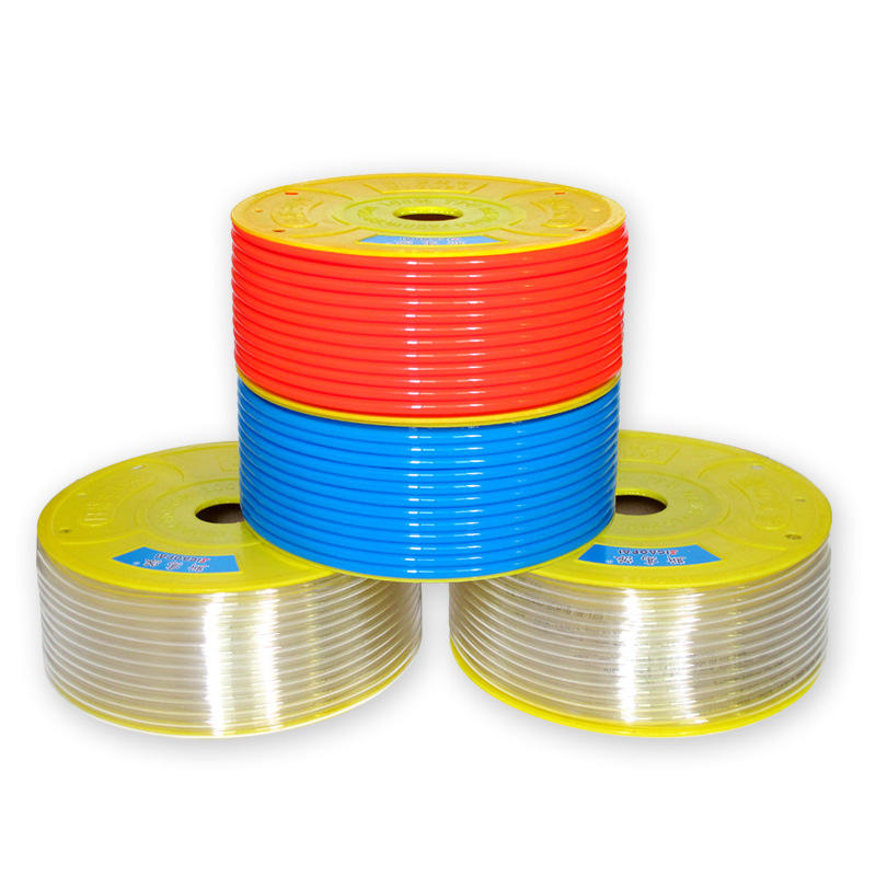 日盛气动斯高派pu气管8*5*100米tpu空压机气动软管透明红蓝色风管