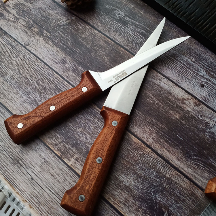 分割剔骨割肉卖肉剔肉刀剥皮放血宰猪宰牛羊尖刀水果刀小菜刀