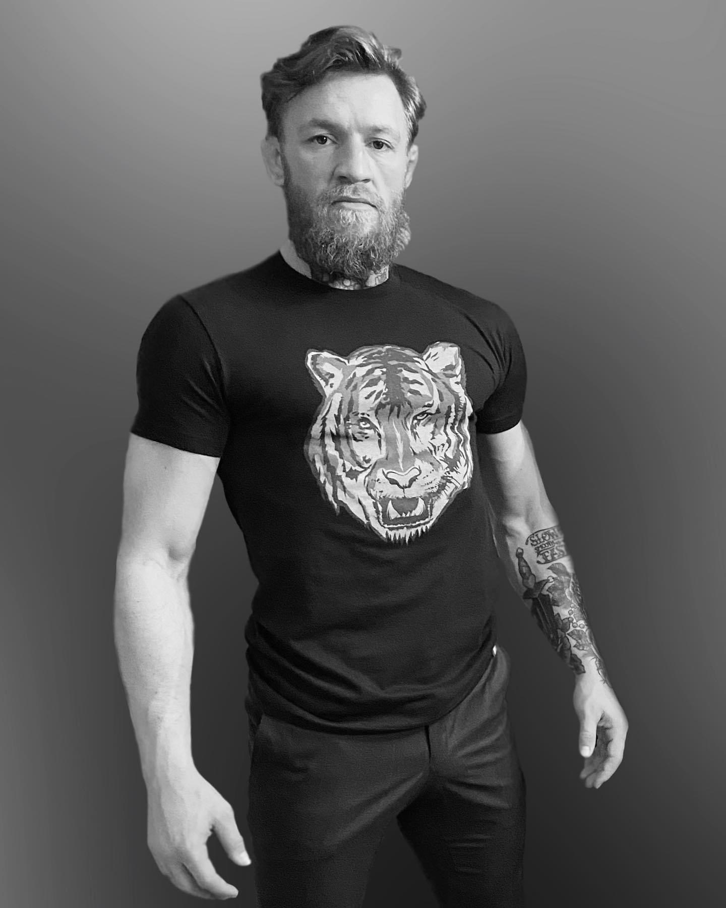 ufc嘴炮康纳麦格雷戈健身老虎泰拳mma短袖t恤训练格斗武林风出场