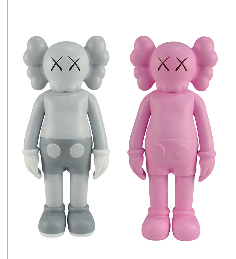 kaws公仔bearbrick1000%创意手办客厅摆件酒吧装饰暴力熊芝麻街