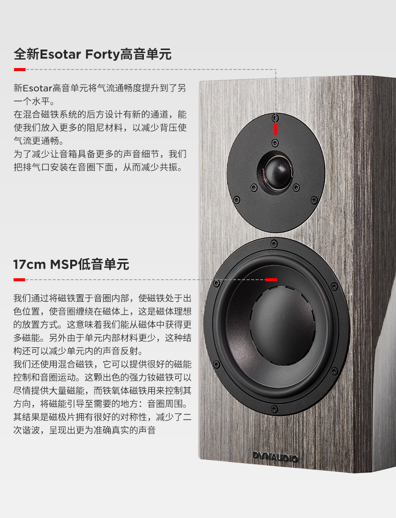 dynaudio/丹拿 special forty40周年纪念版无源音响书架式音箱
