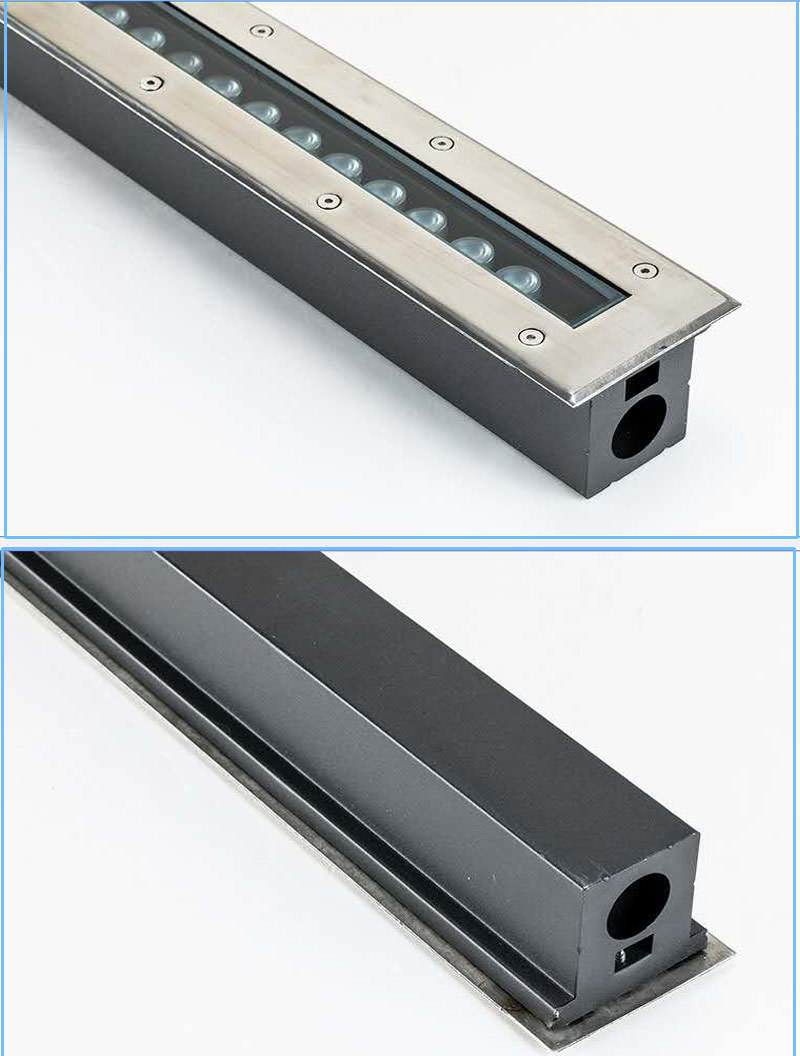 嵌入式长条埋地灯公园广场台阶地埋灯户外防水耐压抗压耐磨地转灯