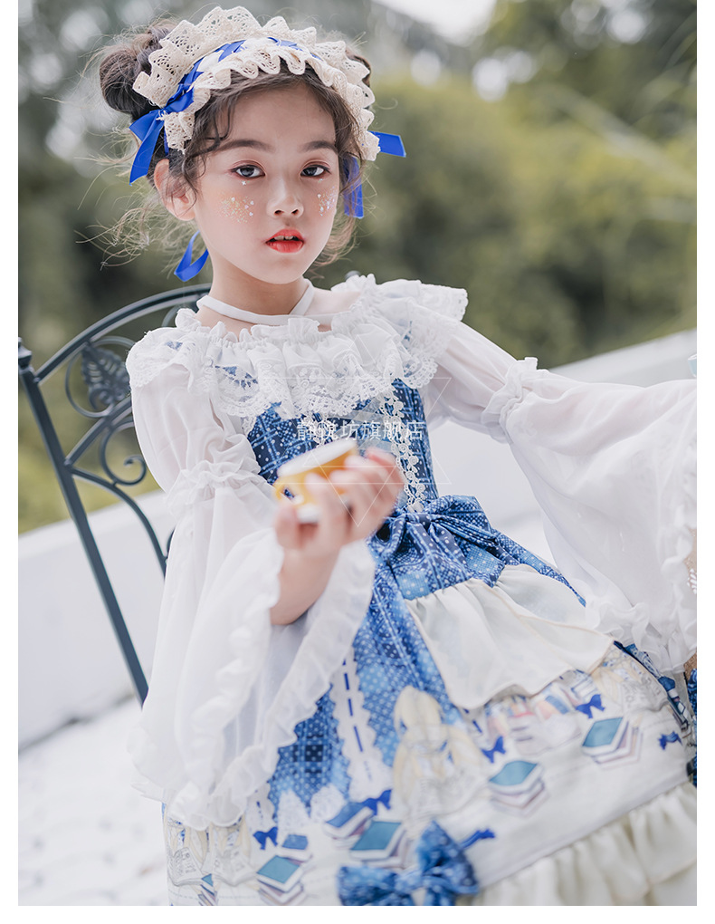 原创西班牙裙儿童洛丽塔童装日常lolita全套洋装萝莉塔女童连衣裙