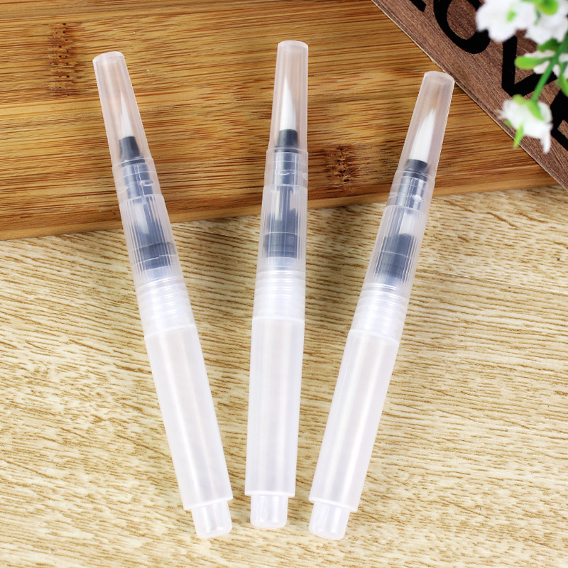 翻糖胶水笔色素水笔蛋糕上色彩绘笔注水毛笔干佩斯花卉人偶彩绘笔