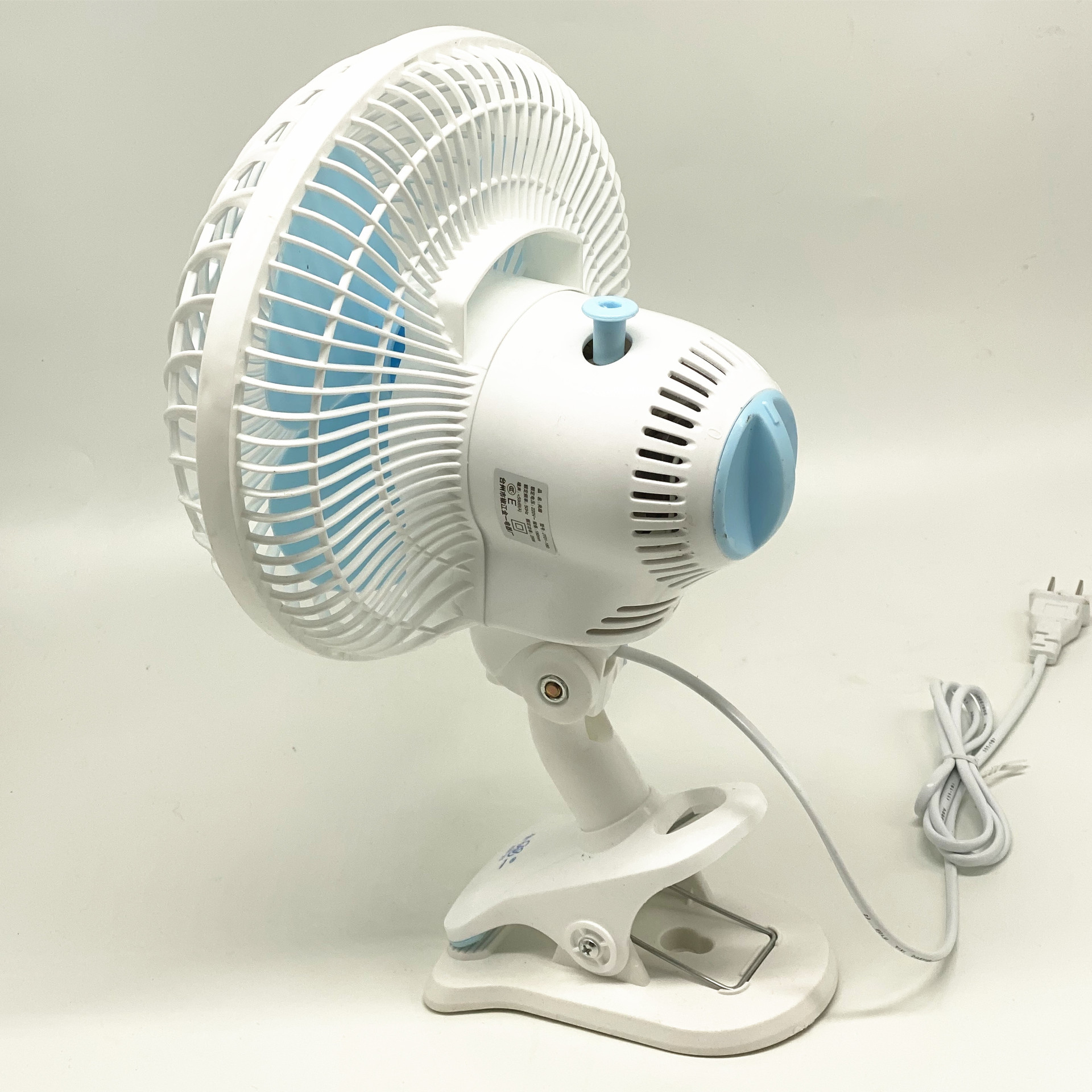 厂家直销迷你摇头电风扇宿舍床头夹扇家用转页扇办公室小风扇带罩