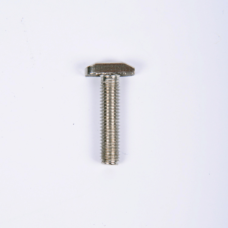 正规青山304不锈钢t型螺丝 光伏专业配套 头部尺寸长19.5宽8厚5