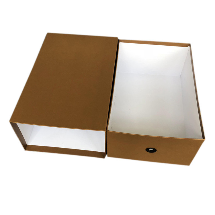 厂家批发大牌b家抽屉式鞋盒现货 高档化妆品礼品抽屉彩盒定制logo