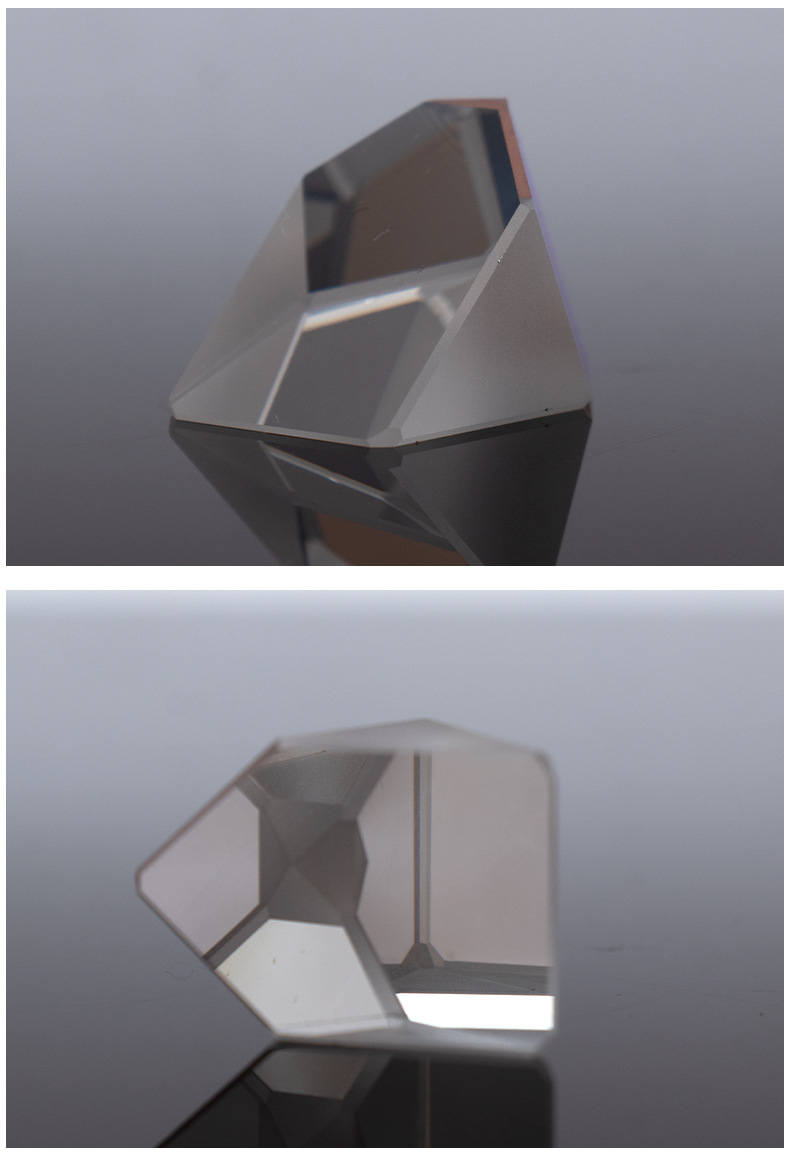 光学棱镜半屋棱镜镜片定制全规格尺寸棱镜晶体反射多边形镜面
