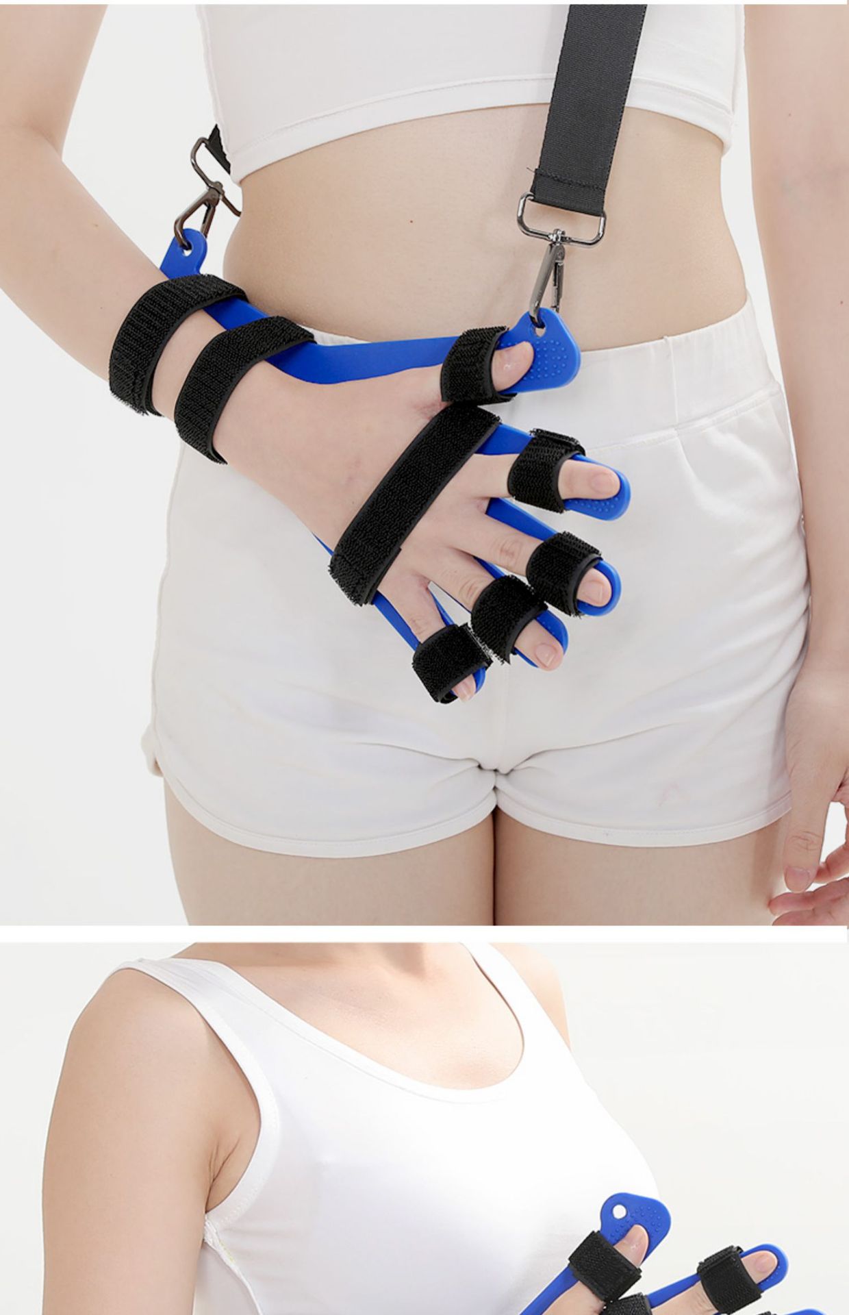 杰臣分指板手指板中风偏瘫康复训练器材五指矫正器手部固定压手板