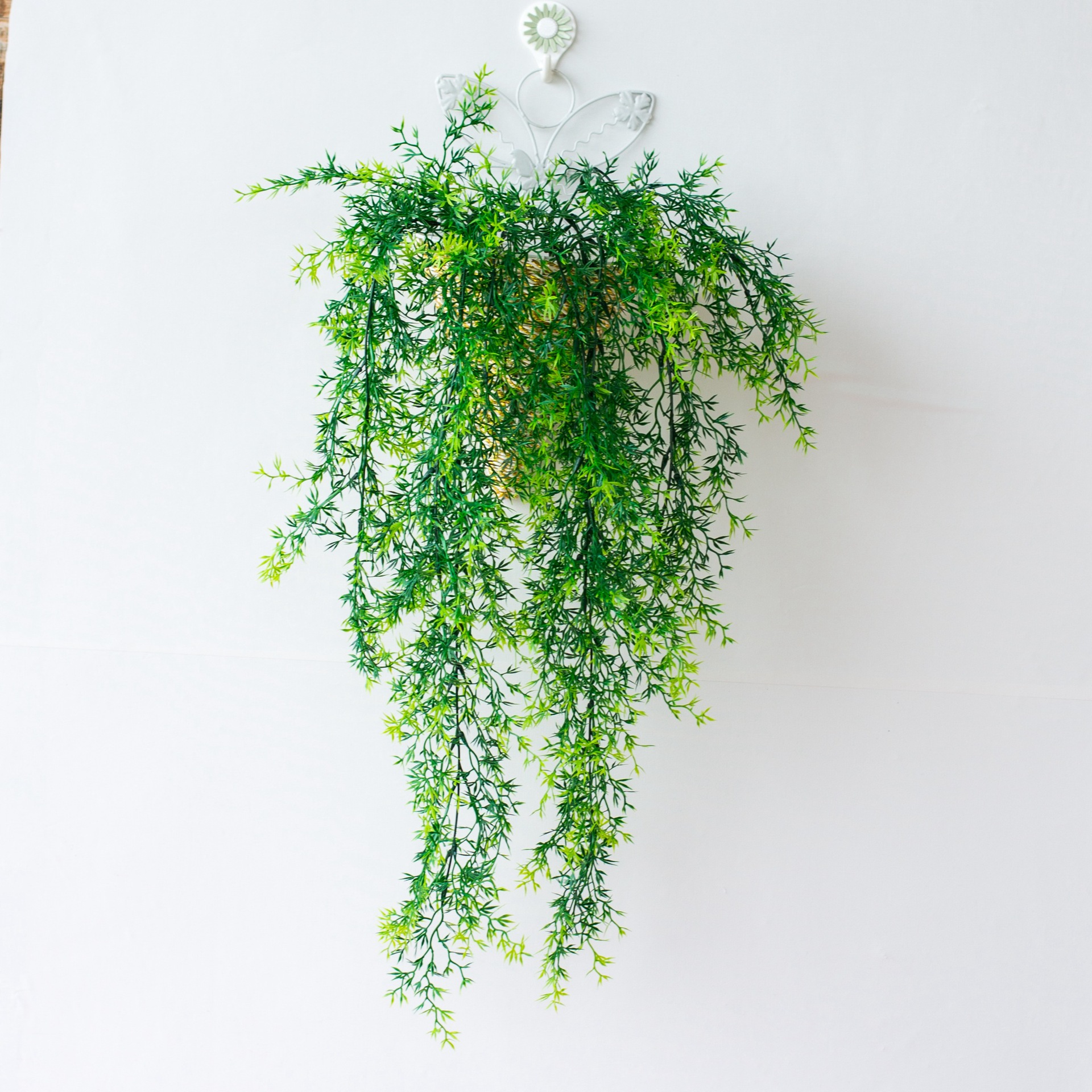 厂家直销仿真植物吊钟挂 藤条壁挂室内装饰